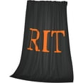 thumbnail image 3 of Rochester Institute of Technology Logo Blanket, Flannel Blankets Light Plush Bed Blanket, Suitable for Bed Sofa & Gift for Family, 3 of 6