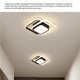 thumbnail image 5 of Luz Geométrica Moderna Metal De Moda Modos De Luz Ajustables Duros Duraderos 21W 85-265V Luz Led De Techo Cuadrada Práctica Negra Para Entrada Pasillo Balcón Vogacara HA015953-00, 5 of 6
