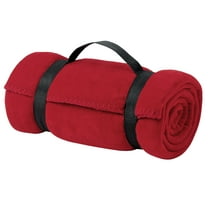 Port & Company BP10 Throw Men's Value Fleece Blanket with Strap