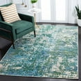 thumbnail image 2 of SAFAVIEH Madison Flowers Vintage Abstract Area Rug, Green/Turquoise, 4' x 6', 2 of 7