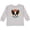 AC-Heather Grey, variant on Boston Terrier Dog Retro Sunset Boys or Girls Long Sleeve Toddler T-Shirt