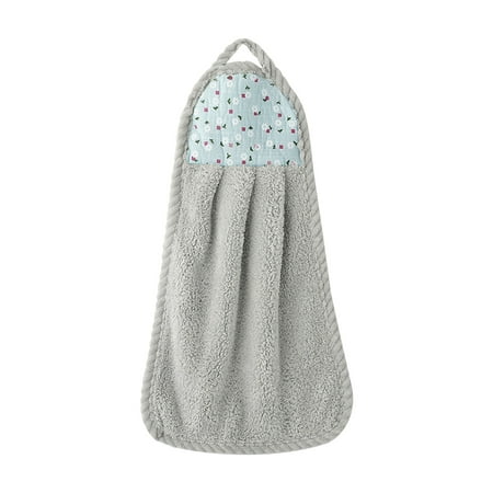 

GiliGiliso Clearance Hangable Coral Velvet Towel Dishcloth Kitchen Cleaning Towel Thickened Water Absorbing Dishcloth