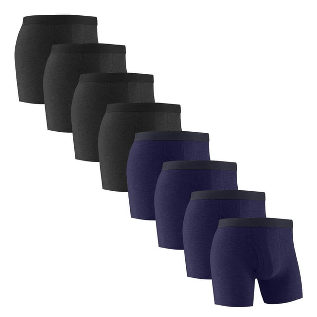Weiqiqre Boxeurs pour Hommes Mode Confort Coton Uni Lavables Boxeurs Étanches Culotte