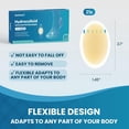 thumbnail image 6 of Kimihome Hydrocolloid Gel Blister Bandages for Feet, 21 Count, Waterproof Heel Cushions for Blister Prevention & Treatment(Heel Pack), 6 of 8