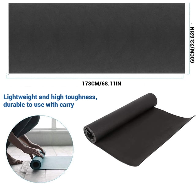 Esterilla de yoga de 4 mm, antideslizante, de goma EVA, fina, para fitness, yoga, gimnasio en casa, colchonetas de ejercicio, pilates, gimnasio, colchoneta de fitness