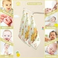 thumbnail image 2 of Coolnut 5 PCS Pumpkins Autumn Treasures Baby Muslin Washcloths, Vintage Style Face Towel Burp Cloths Ultrasoft Absorbent Cotton Bath Wipes Towels for Newborn Boys Girls, 2 of 6