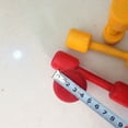 thumbnail image 2 of OULII 2 Pairs Dumbbell for Kids Birthday Red Plastic Handheld Weights 7.3*1.6in, 2 of 8