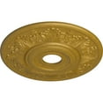 thumbnail image 3 of Ekena Millwork 20"OD x 3 1/2"ID x 1 1/2"P Vienna Ceiling Medallion (Fits Canopies up to 6 1/2"), Hand-Painted Pharaohs Gold, 3 of 6