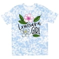 thumbnail image 3 of Inktastic Louisiana Girl Magnolia Flowers and Leaves T-Shirt, 3 of 5