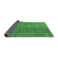 thumbnail image 2 of Ahgly Company Indoor Round Oriental Emerald Green Industrial Area Rugs, 7' Round, 2 of 4
