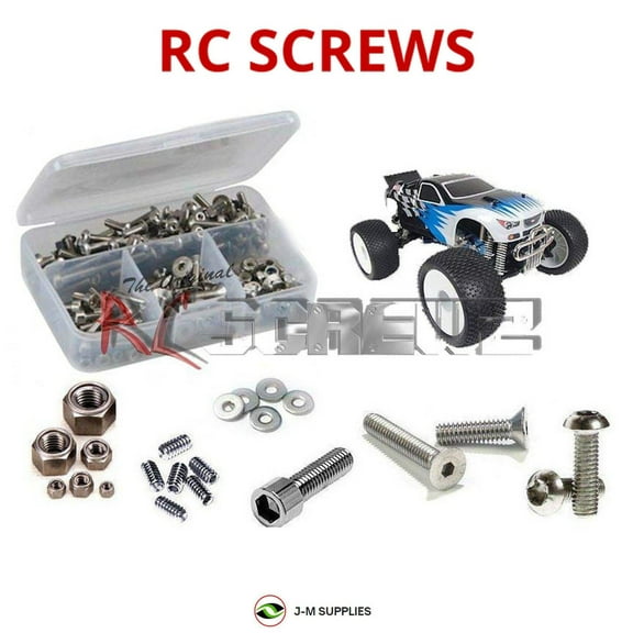 RCScrewZ Stainless Steel Screw Kit cen004 for CEN Racing Nemesis RC Car | SET