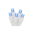 thumbnail image 1 of Set of 50 Blue Commercial Grade LED Wide Angle Christmas Lights - White Wire, 1 of 1