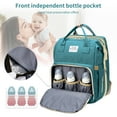 thumbnail image 6 of Caveen 3-in-1 Diaper Bag Backpack Waterproof with Changing Pad, Green, 6 of 11