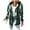 Green, variant on Women's Plaid Flannel Sherpa Lined Shacket Button Up Hooded Long Sleeve Fleece Jacket Winter Coat with Side Pockets
