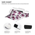 thumbnail image 3 of Kdxio Tulips Flowers Print Sun Visor Hat Golf Visor Adjustable Velcro Outdoor Sports Cap for Men Women, 3 of 7