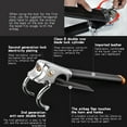 thumbnail image 3 of Car Steering Wheel Lock, Car Anti-Theft Device Car Seat Belt Lock,Car Vanalarm Lock, Steering Wheel Car Security Lock Universal Fit For Vehicles Truck SUV -Broken Window Edition Gray, 3 of 6