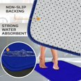 thumbnail image 4 of Luxury Bathroom Rug – 1 Piece Memory Foam Bath Mat, Non-Slip & Ultra Soft, Highly Absorbent, Easy to Clean - Royal Blue (23"x16"), 4 of 5