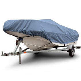 Harbor Master 600-Denier Polyester Water-Resistant Boat Cover, Gray ...