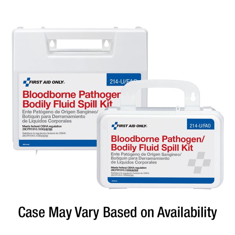 First Aid Only Bloodborne Pathogen Spill Cleanup Kit, 23 Pieces photo 3