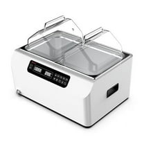 Four Es Scientific WB401 24 Liter White Painted Exterior Water Bath with Stainless Steel Basin