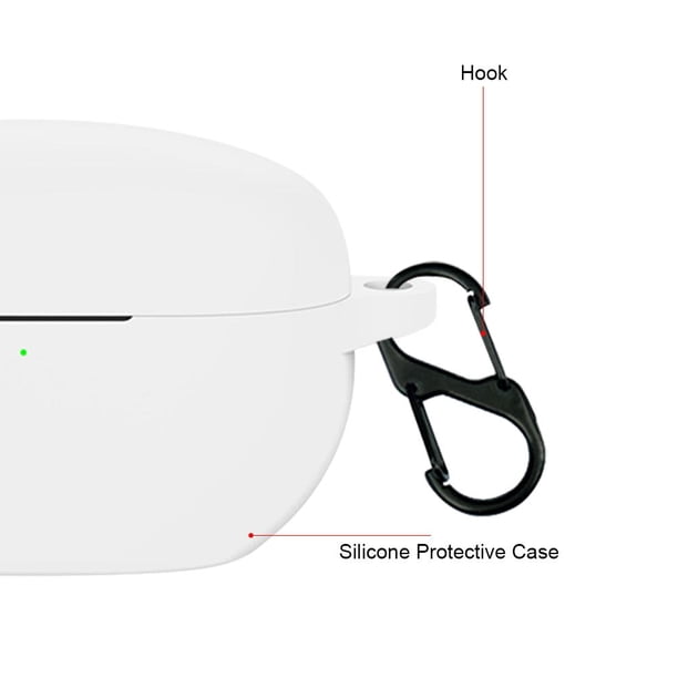 3 uds. Funda de Silicona para Auriculares Antipérdida Color Sólido para Sony WF-1000XM5 Blanco