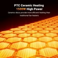 thumbnail image 6 of ATUPEN Space Heater, 1500W PTC Fast Portable Electric Heater with 70° Oscillation & Timer for Bedroom, 6 of 8