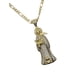thumbnail image 4 of COLLAR DE SANTA MUERTE 5 CM DE ORO LAMINADO Y ZIRCONIAS, 4 of 5