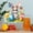 Multicolor, variant on Meggemo Easter Egg Bunny Removable Wall Stickers Self Adhesive Stickers for Home Living Room Bedroom Wall Door Window Holiday Easter Decor