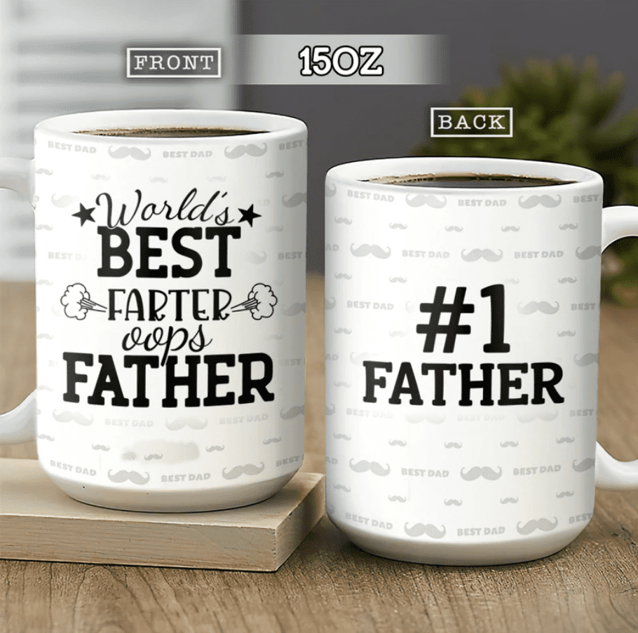 Dad Daddy Ace Dad Personalised Mug Personalised Customised | Birthday Christmas Present Gift Funny Novelty Quirky