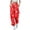 Red, variant on Bmisegm Trendy Women's Casual Pants with Halloween Cartoon Print for Everyday Comfort and Style Orange L