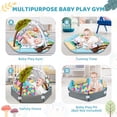 thumbnail image 3 of Colchoneta de gimnasio para bebés Jyusmile 8 en 1 Tummy Time con 6 juguetes, 3 of 7