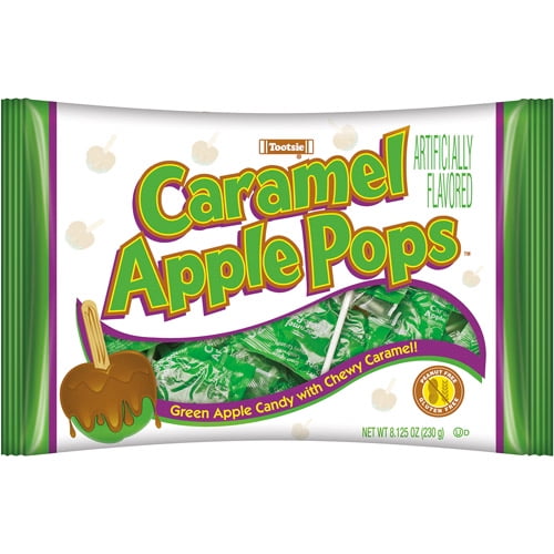 Tootsie Halloween Caramel Apple Lollipops, 8.125 Oz.