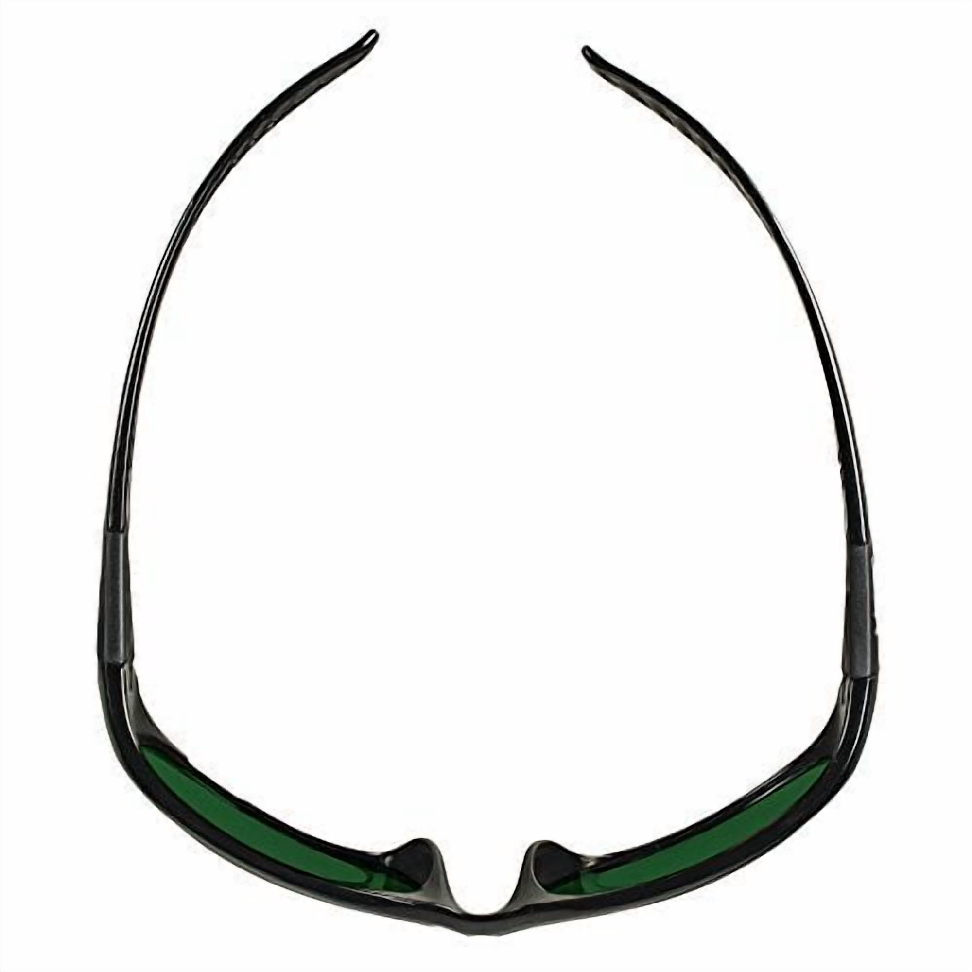 V40 Hellraiser™ Safety Glasses, IRUV Shade 3.0 Polycarbonate Lens, Uncoated, Black, Nylon