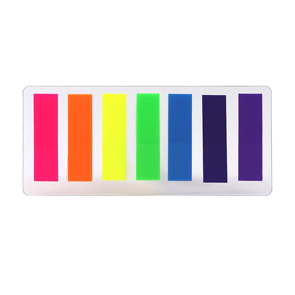 Lysas 4 Sets Neon Page Markers Colored Index Tabs, Fluorescent Sticky Note  for Page Marker, 560pcs 