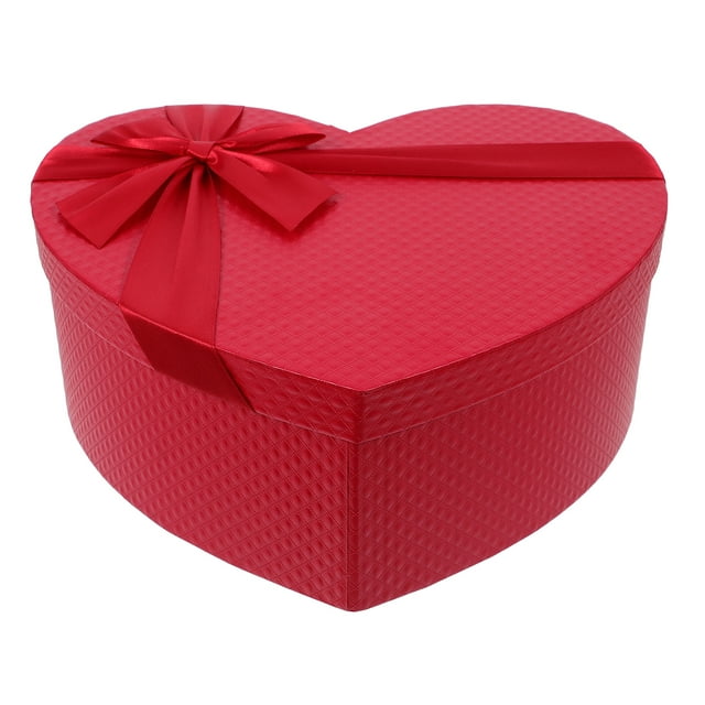 SHISUYAN Heart Shaped Box Heart Shaped Floral Box Heart Box Packaging Box Gift Packing Box Of Chocolate Valentines Floral Box Packing Box Flower Box