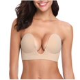 thumbnail image 3 of Women Sticky Bra Strapless Backless Bra Self Adhesive Bra Invisible Push Up BraL, 3 of 4