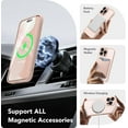 thumbnail image 2 of Magnetic for iPhone 14 Pro Max Case, [Compatible with MagSafe] [Full Camera Protection] Shockproof Protective Slim Translucent Matte Phone Case for iPhone 14 Pro Max 6.7", Grey Green, 2 of 14