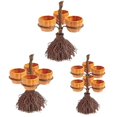 thumbnail image 1 of 3/4/6 Bowls Halloween Pumpkin Snack Stand Creative Event Party Decoration Food Tray Household Holiday Candy Cookie Storage Rack6China He Qiyong unisex, 1 of 1
