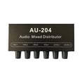 thumbnail image 2 of Mezclador de Audio EstéReo Distribuidor Selector de SeñAl Conmutador 2 Entradas 4 Salidas Controla Individualmente el Amplificador de Auriculares, 2 of 5