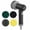 Black, variant on TOP-MAX Electric Spin Waterproof Scrubber Electric Power Cleaning Brush Handheld Cleaning Tools (White)