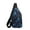 Blue, variant on Waterproof Oxford Cloth Chest Pack - Multi-Functional, Stylish Design with Durable Materials