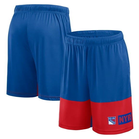 Men's Logo Athletic Blue New York Rangers Best of the Best Shorts