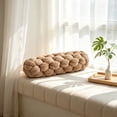 thumbnail image 3 of Orangide Knot Pillow Long Lumbar Cushion, Soft Cozy Knotted Decorative Throw Pillow for Sofa Bedroom, Boho Style Back Support Cushion for Homestay Living Room, 3 of 6