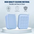 thumbnail image 5 of Superior Leak-Proof Silicone Travel Soap Case with Drainage Lid/Layer, Compact Bar Soap Container, Durable Soap Holder for Camping, Gym, and Travel Size Toiletries (Light-Blue), 5 of 7