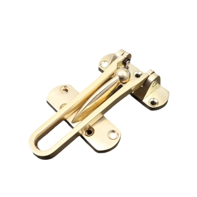 relayinert Door Latch Travel Lock Security Buckle Locking Zinc Alloy Keyless Bathroom Kitchen Hasp Drawer Cupboard Replacement Gold