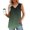 Army Green, variant on Giftesty Tank Tops for Women Fashion Women's Spring/Summer Solid Color Casual V-Neck Sleeveless Top Tank Top