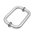 thumbnail image 2 of Manija de repuesto para puerta de ducha de baño, herraje de acero inoxidable resistente al agua para puerta corrediza. Plata A, 2 of 8