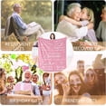 thumbnail image 3 of Get Well Soon Gifts for Women, Inspirational Gifts for Women, Warm Hugs Pink Blanket Gifts for Women Friend Mom Wife Daughter Sister Colleague(Throw Blankets ), 3 of 6
