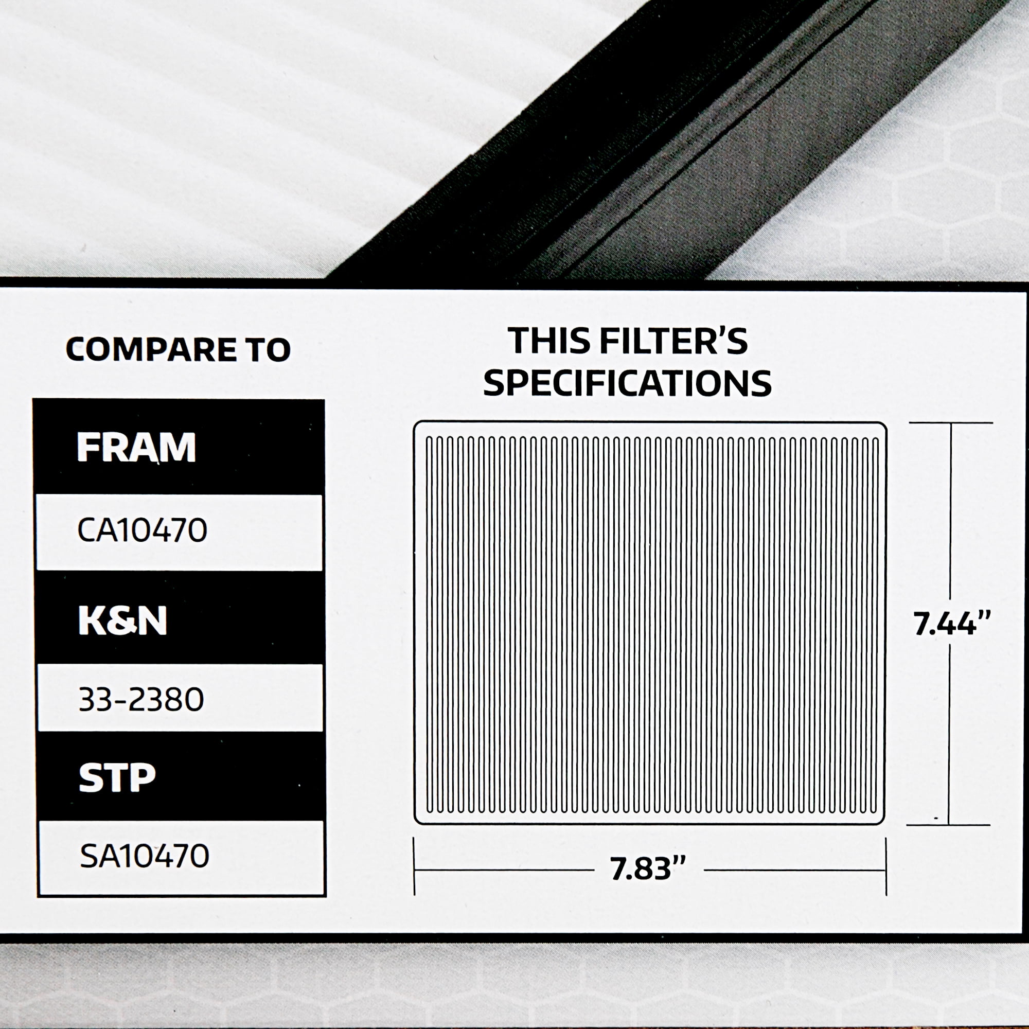 Super Tech 2020 Engine Air Filter, Replacement Filter for Hyundai and Kia