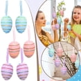 thumbnail image 1 of Clearance! 6 Easter Egg Easter Egg Colorful Painted Egg For Spring Easter Decorations Easter Ornaments For Small Tree Hanging, 1 of 7